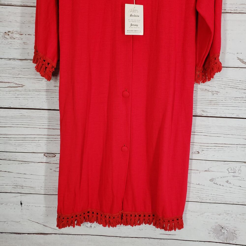 Vintage Fashioned By Hobert Women's Red Wool Blen… - image 3